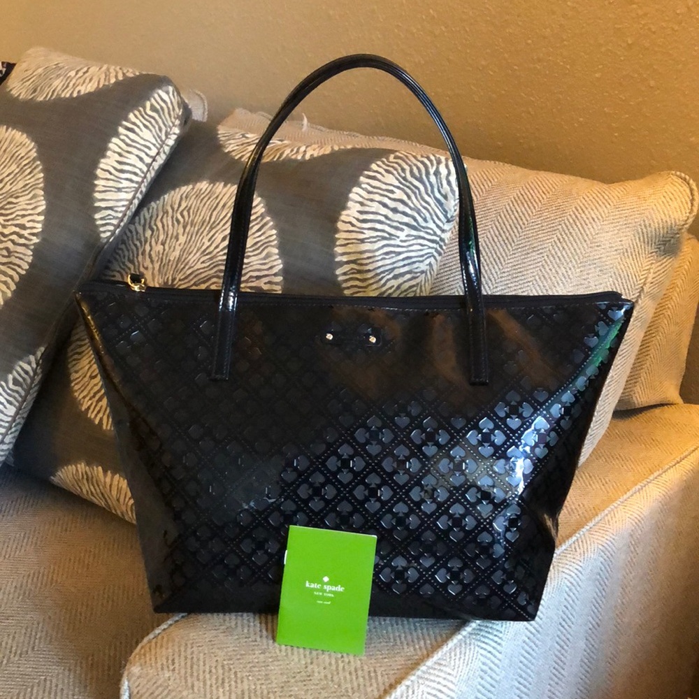 Kate Spade ♠️Patent Tote🌸👜